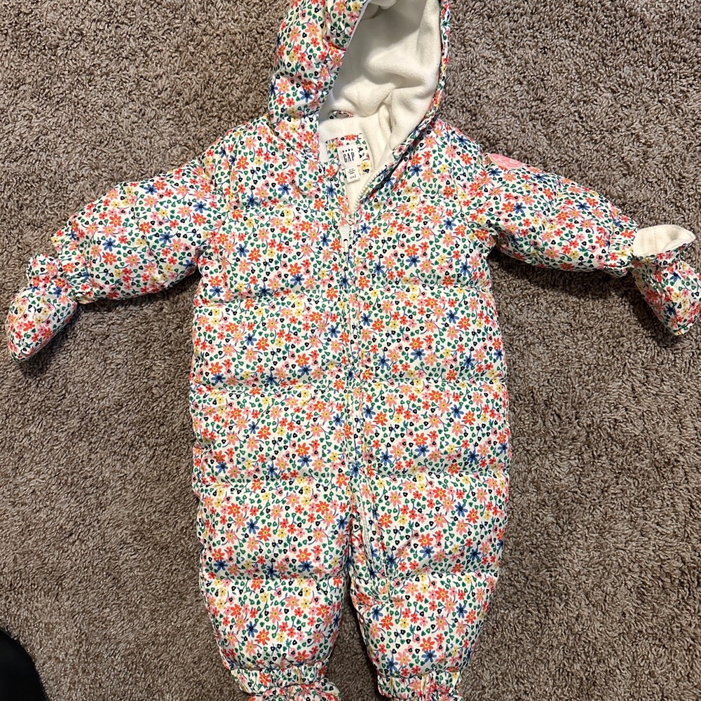 GAP Floral Kids One Piece Footie - Multicolor